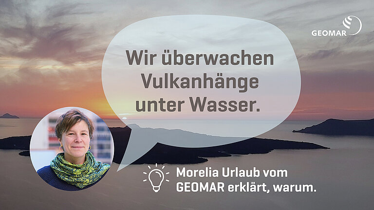 Wir überwachen Vulkanhänge unter Wasser. 