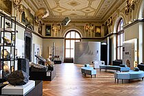 Blick in den neu gestalteten Saal 6 zum Thema „Die Erde“ im Naturhistorischen Museum Wien.