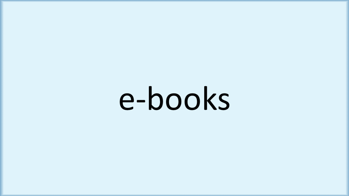 e-books