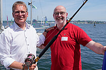 [Translate to English:] Dr. Toste Tanhua und Marcus Warnke