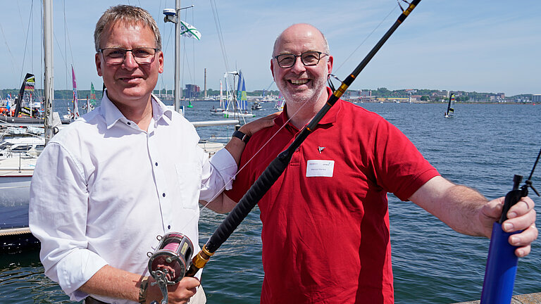 [Translate to English:] Dr. Toste Tanhua und Marcus Warnke