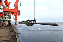 Ausbringen eines Schwerelots