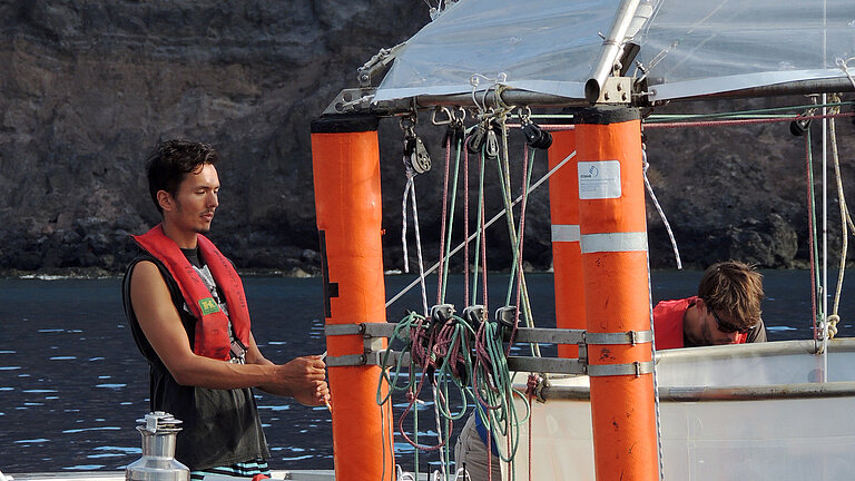 Jan Taucher am Mesokosmos