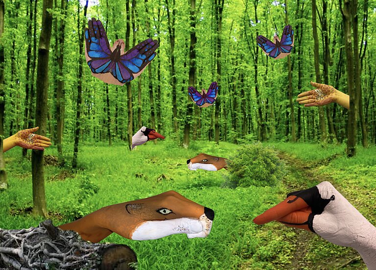 "Mensch und Tier; Hand in Hand", Alina (17)