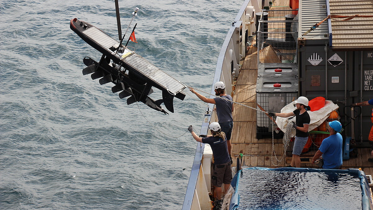 Launch of Waveglider