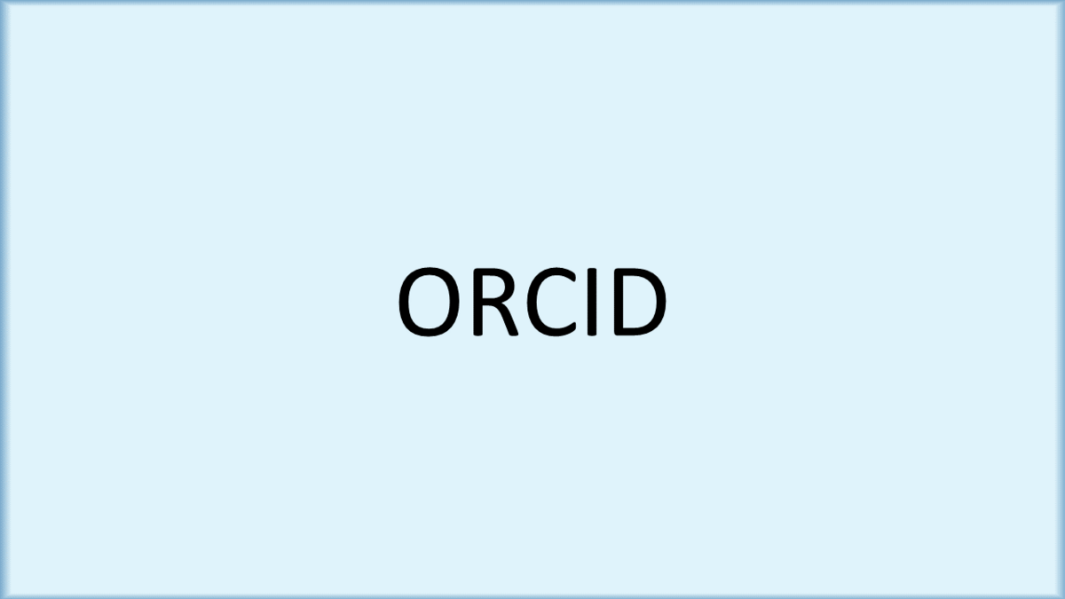 ORCID