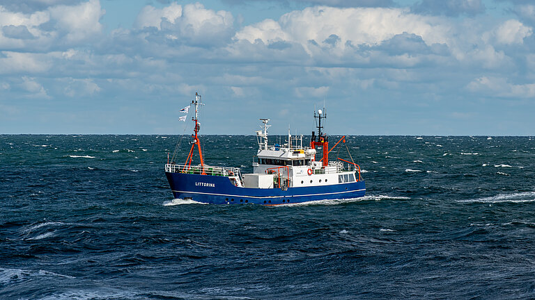 Research vessel LITTORINA in the Baltic Sea