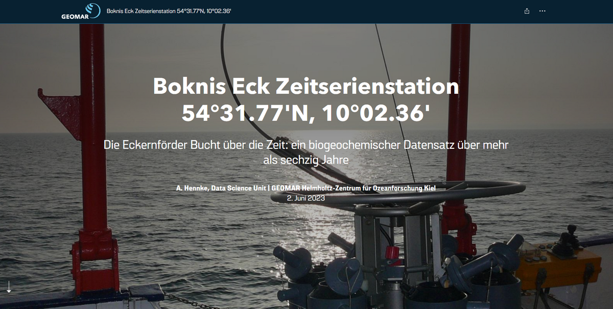 Boknis Eck Storymap