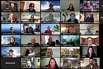 Members of the Scientific Advisory Board in discussion with representatives of GEOMAR in an online conference. Source: GEOMAR