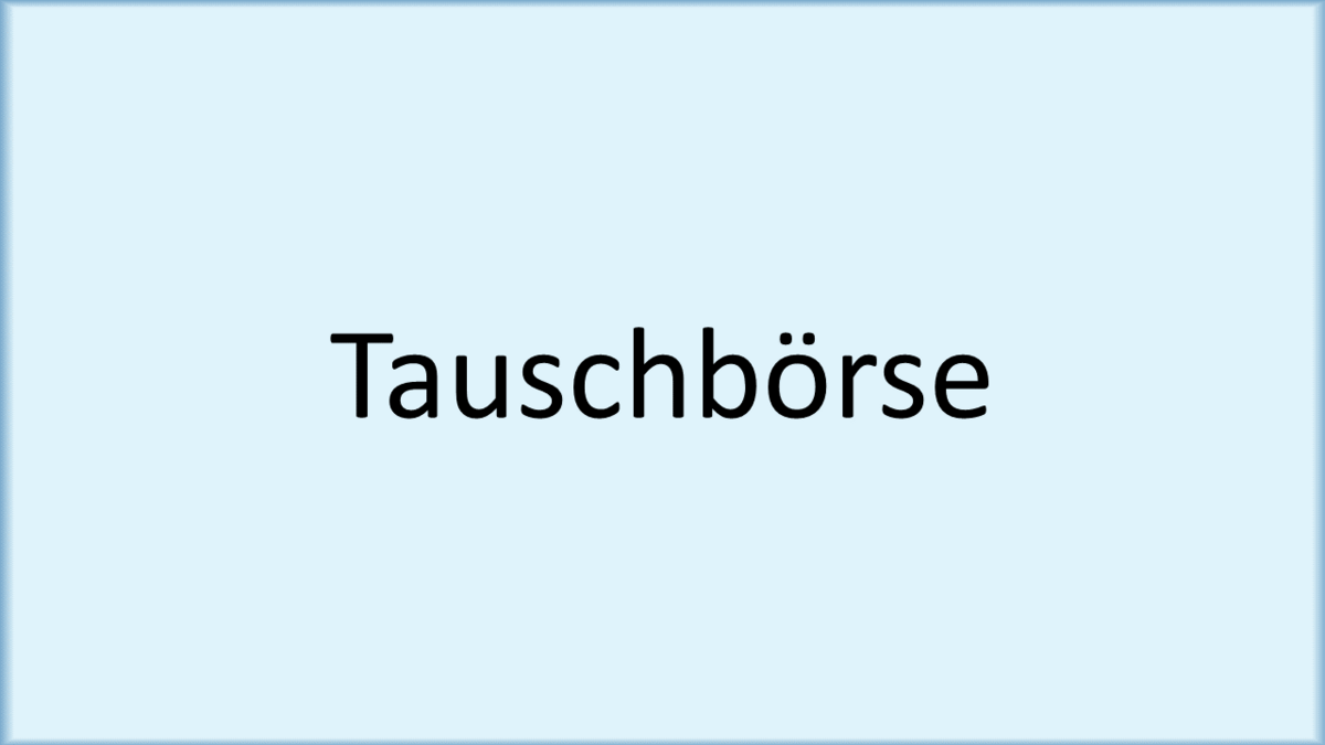 Tauschbörse
