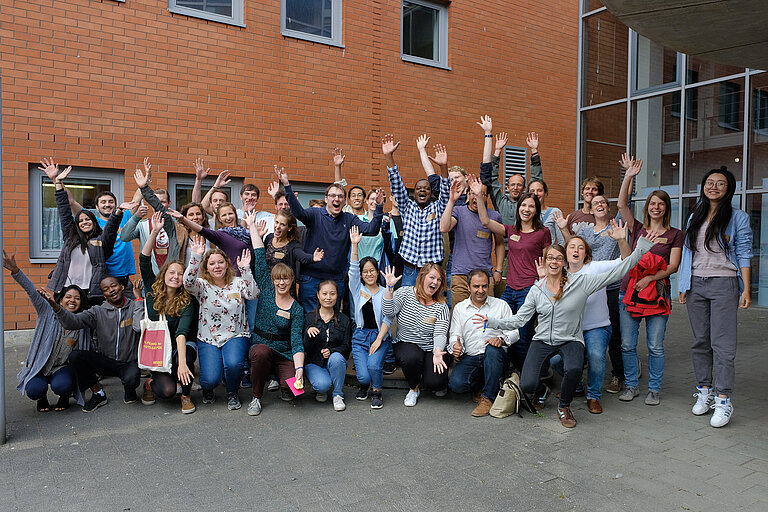 Having fun: Early career scientists of RD1. Photo: A. Villwock, GEOMAR.