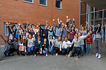 Having fun: Early career scientists of RD1. Photo: A. Villwock, GEOMAR.