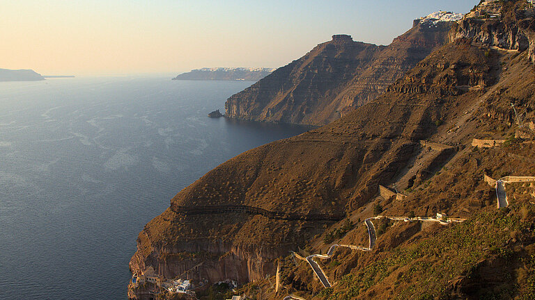 View into the caldera