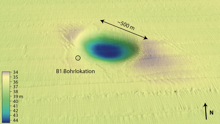 Bohrort und Krater Figge Maar