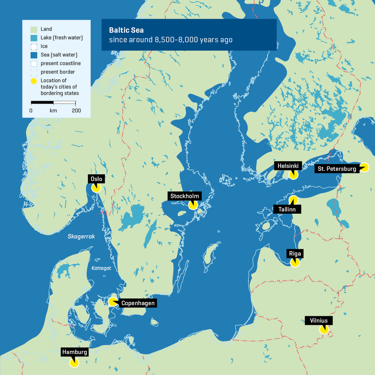 Map of the Baltic Sea