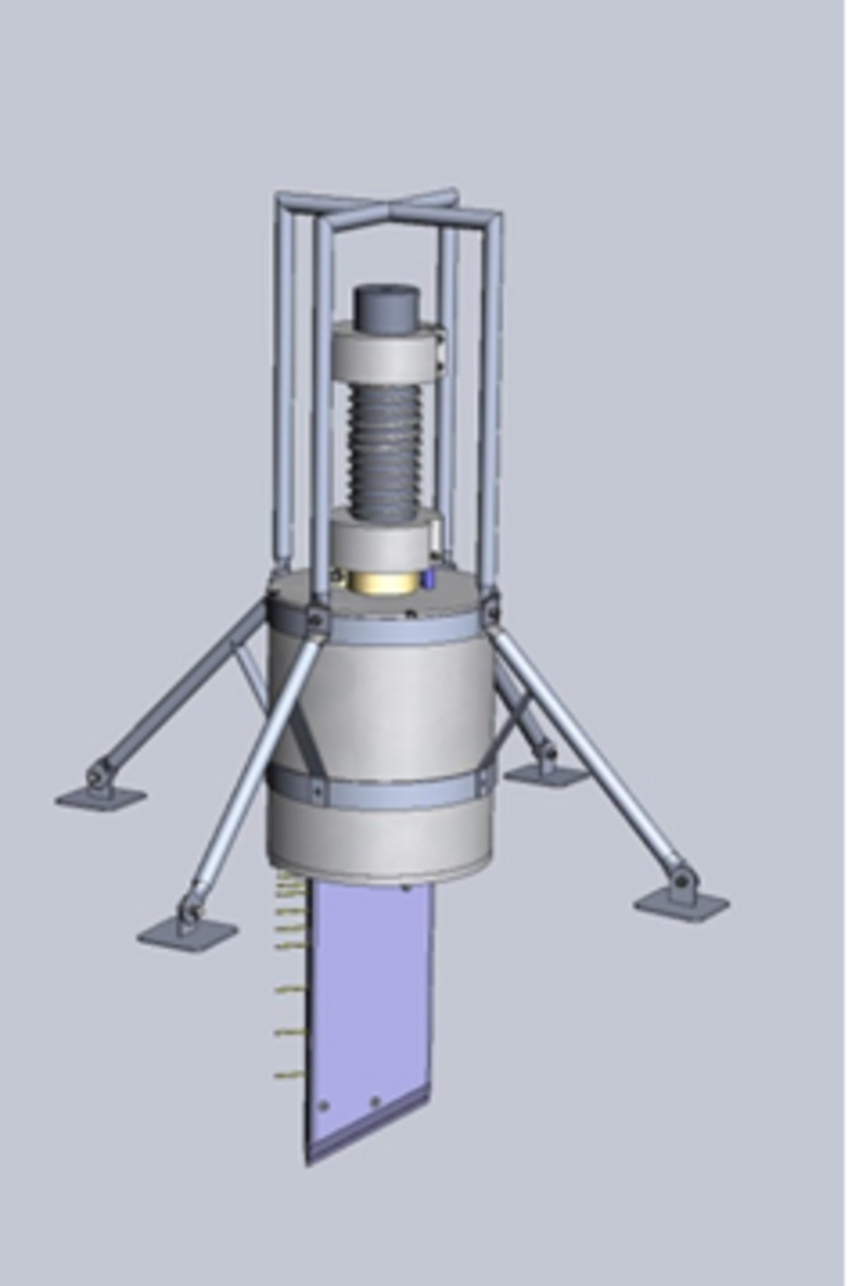 Schematic drawings of the Pore Water Sampler (PWS).
