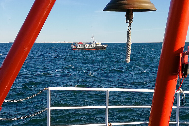 FS LUDWIG PRANDTL vom HZG in der Nordsee während der MOSES-Kampagne "Elbe 2020". Foto: Felix Geißler/GEOMAR