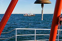 FS LUDWIG PRANDTL vom HZG in der Nordsee während der MOSES-Kampagne "Elbe 2020". Foto: Felix Geißler/GEOMAR