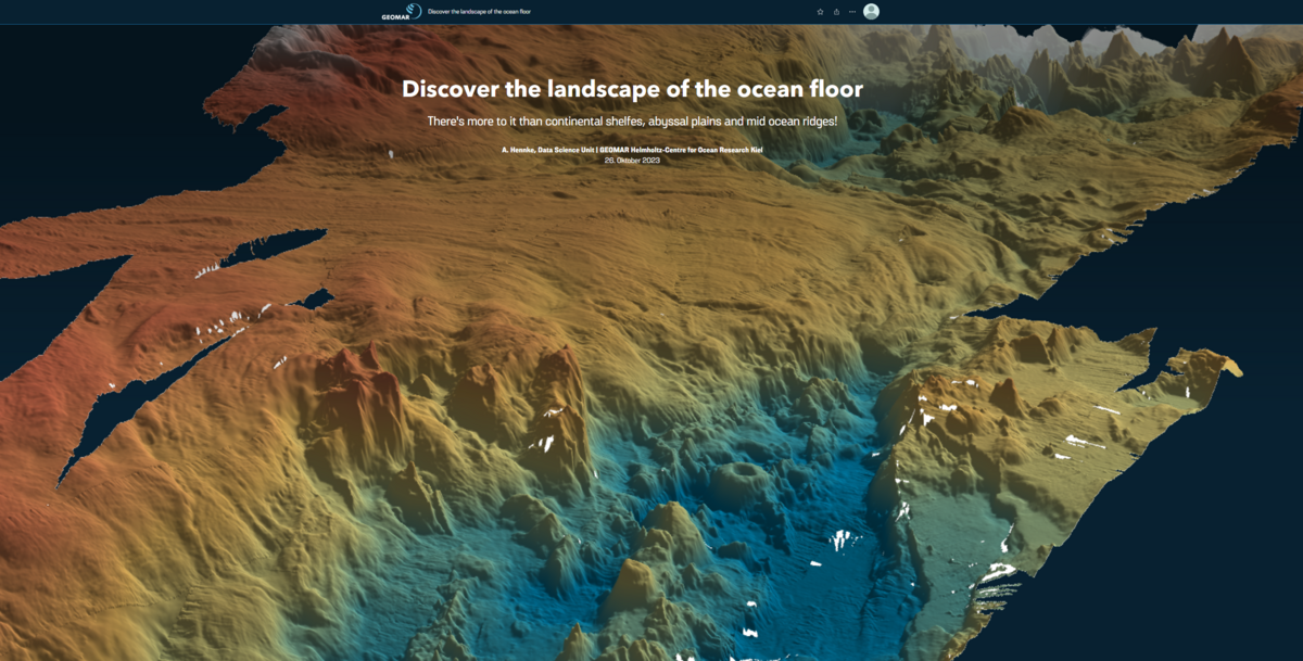 Bathymetrie Storymap