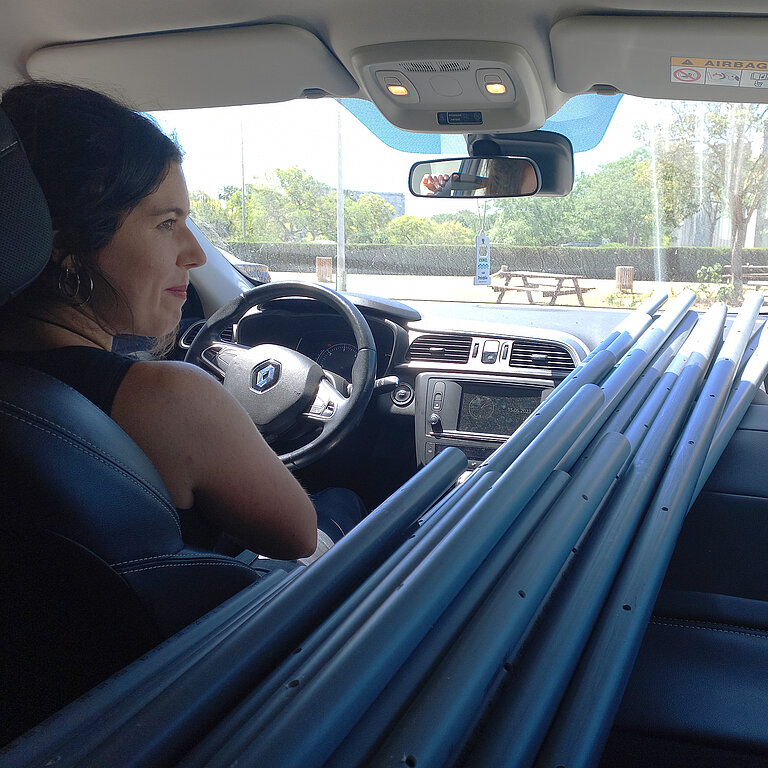 Teile für den Versuchsaufbau