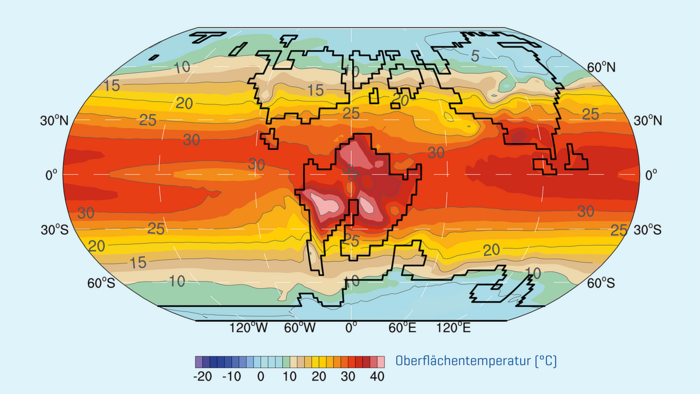 Ein großer Teil der Kreidezeit hatte eisfreie Polarregionen. 