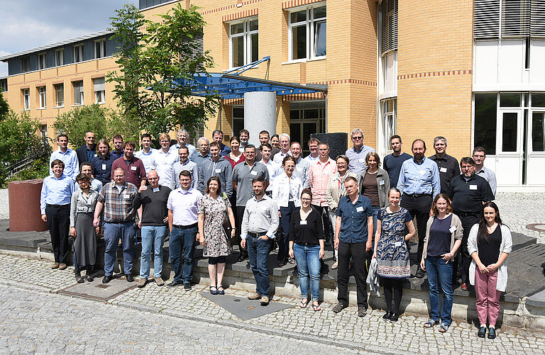 Gruppenbild vom Auftakttreffen am GFZ-Potsdam. Foto: Elisabeth Gantz, GFZ
