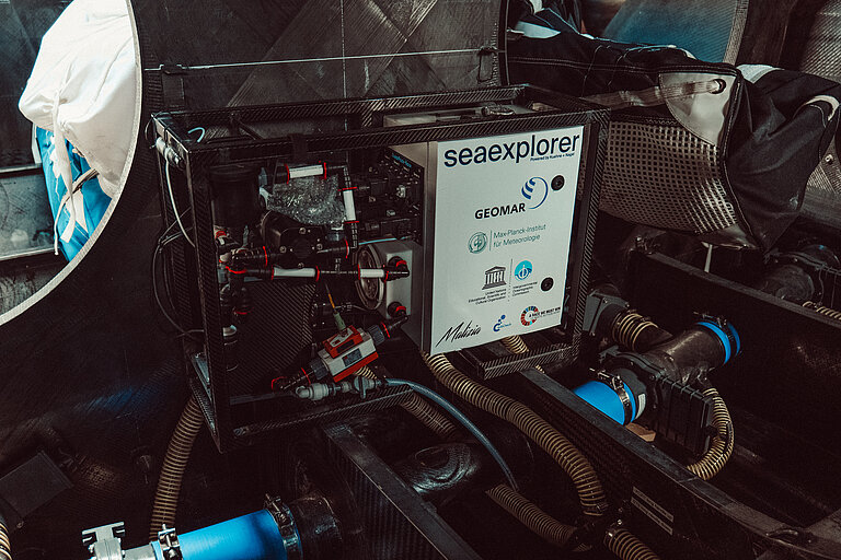 "Ocean Pack" an Bord der Rennyacht "Malizia Seaexplorer"