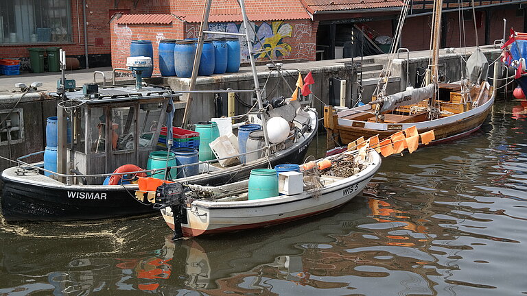 Fischereiboot im Hafen