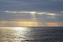 Sonnenuntergang über dem Meer