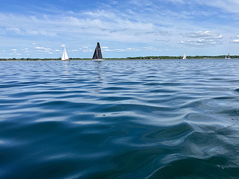 Sailboats on the Baltic Sea