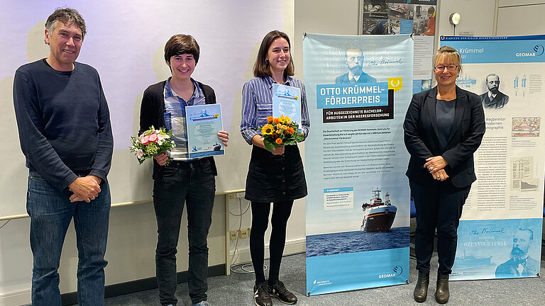 Preisträgerinnen und Betreuer:innen