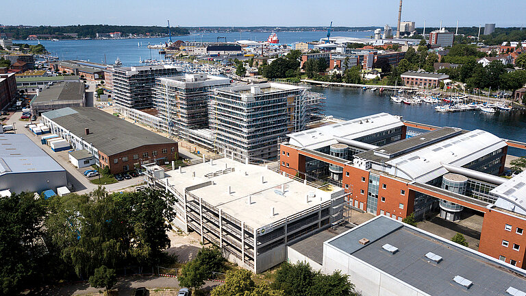 Der Erweiterungsneubau im Juli 2019. 