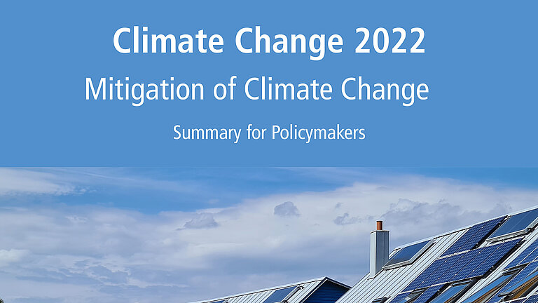 IPCC Working Group III Report Cover