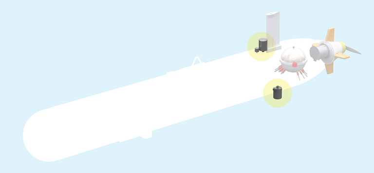 Akustische Modems zur Kommunikation unter Wasser.