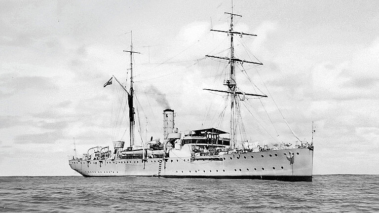 Originales schwarz-weiß Foto der Meteor I 