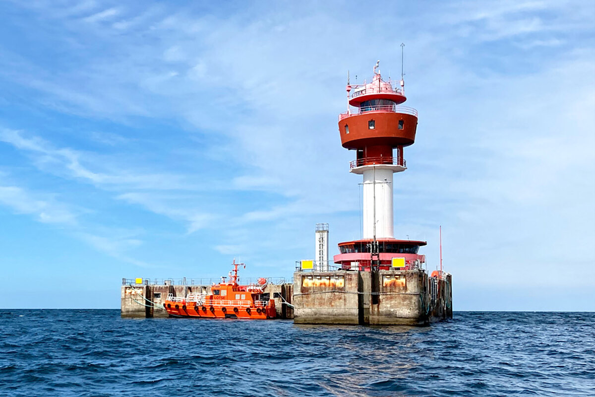 Foto der Mess-Station Leuchtturm