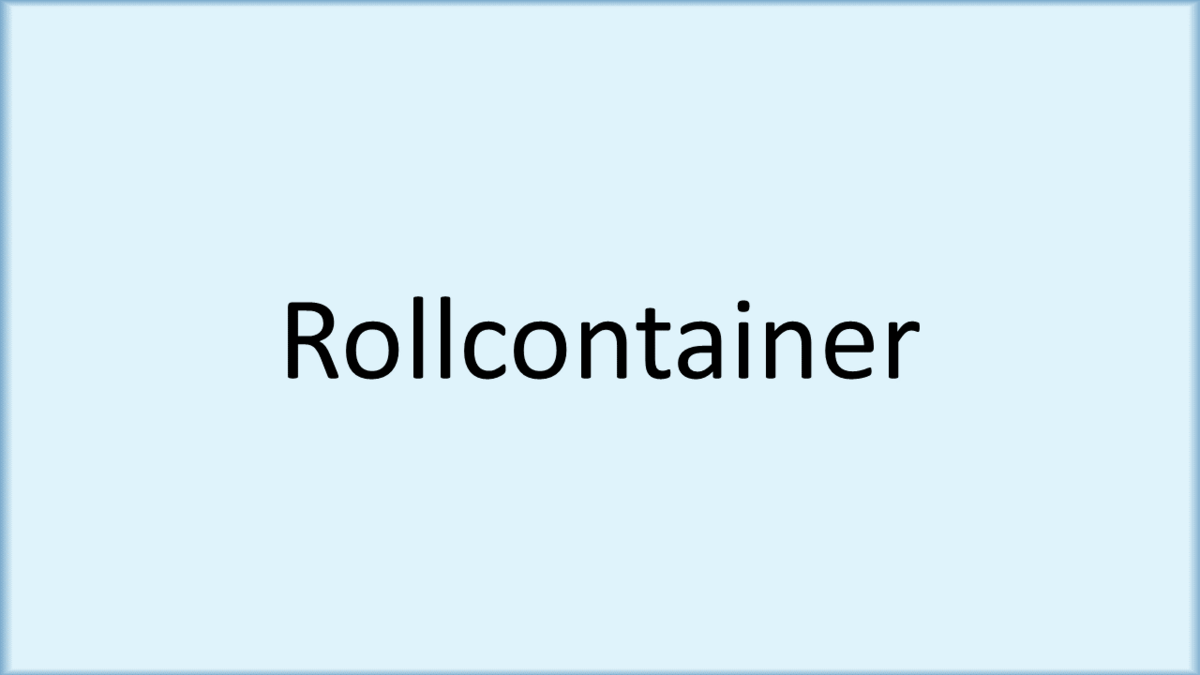 Rollcontainer