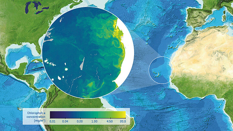 Das Gebiet der geplanten FUTURO-Kampagne vor Westafrika