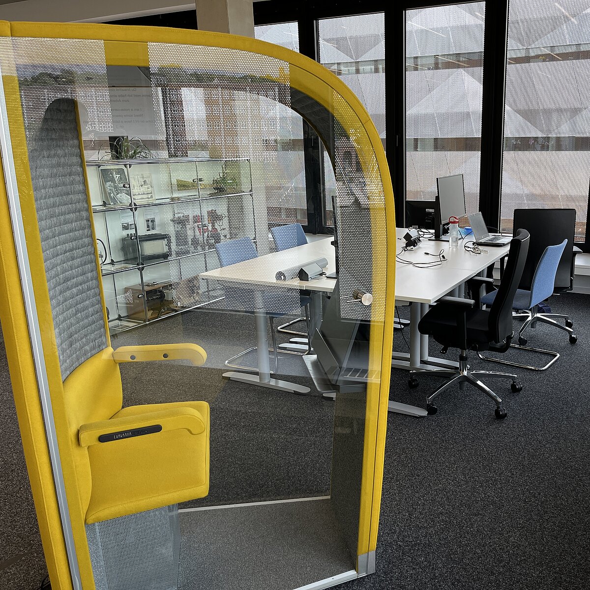 [Translate to English:] Noise cancelling Kabine