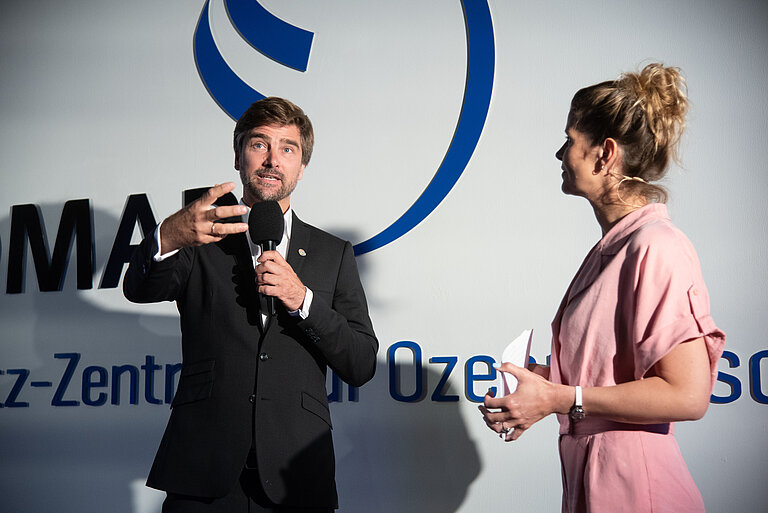 Boris Herrmann und Kristin Recke