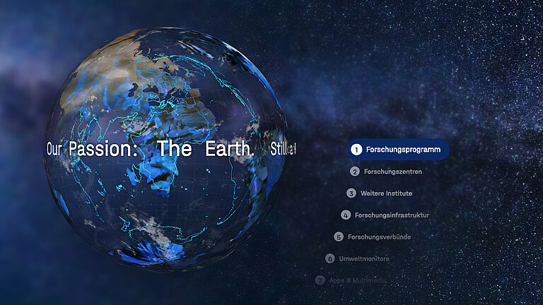 The new website for the Helmholtz Research Field (FB) Earth and Environment.