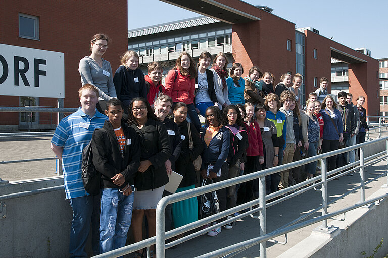 Die Teilnehmer des Schüler-Workshops „Das Meer vor unserer Tür“. Foto: J. Steffen, GEOMAR