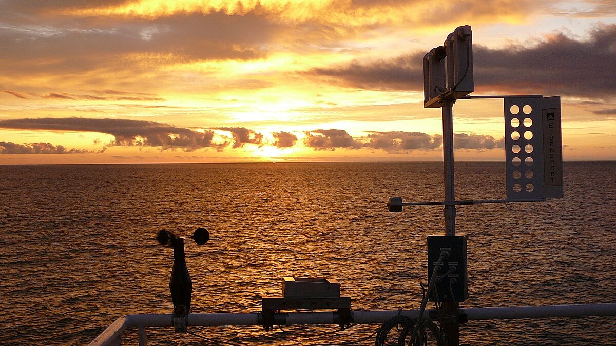 Measurement instruments on boat
