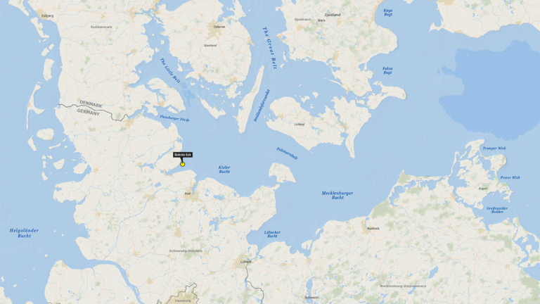 Übersichtskarte Standort Boknis Eck