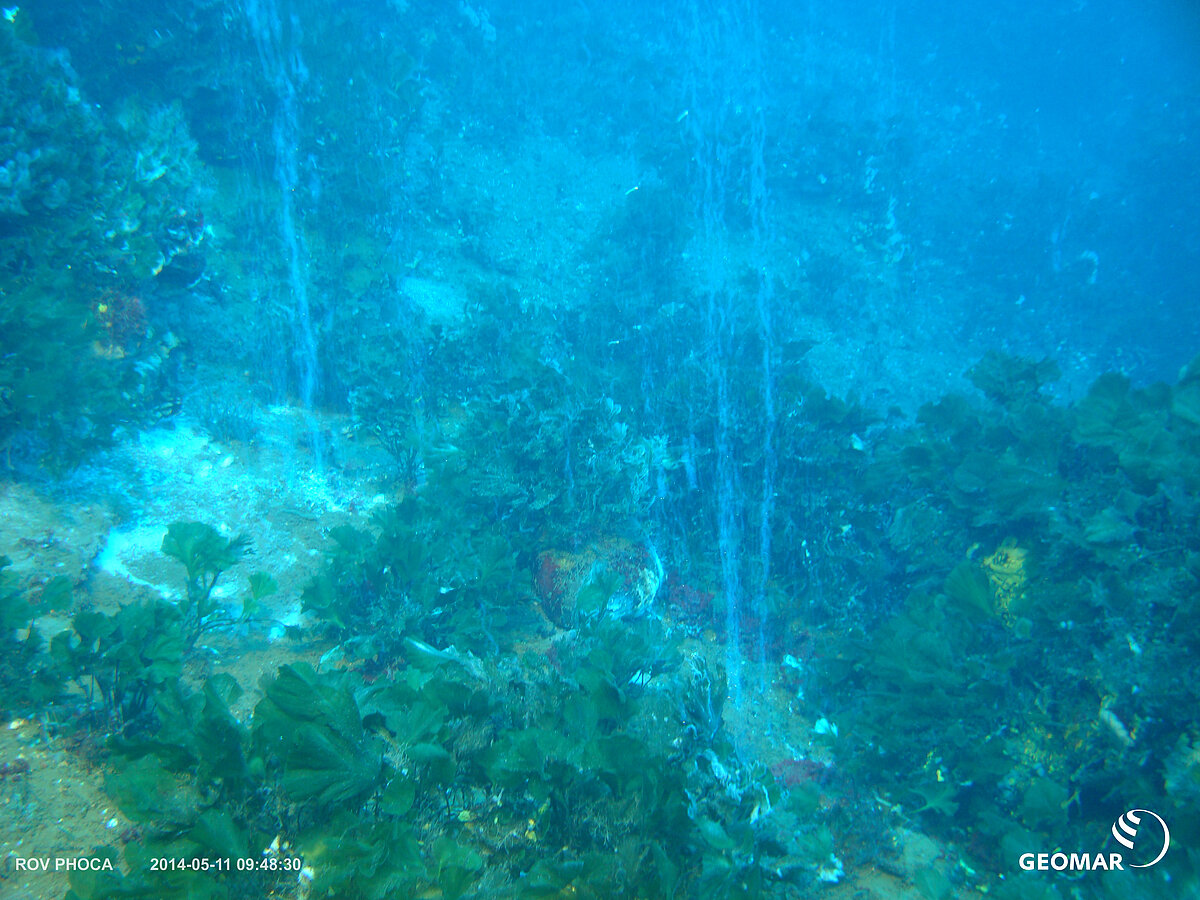 Investigation of natural CO2 sources in the ECO2 project in the Mediterranean Sea.(Source: ROV-Team GEOMAR)