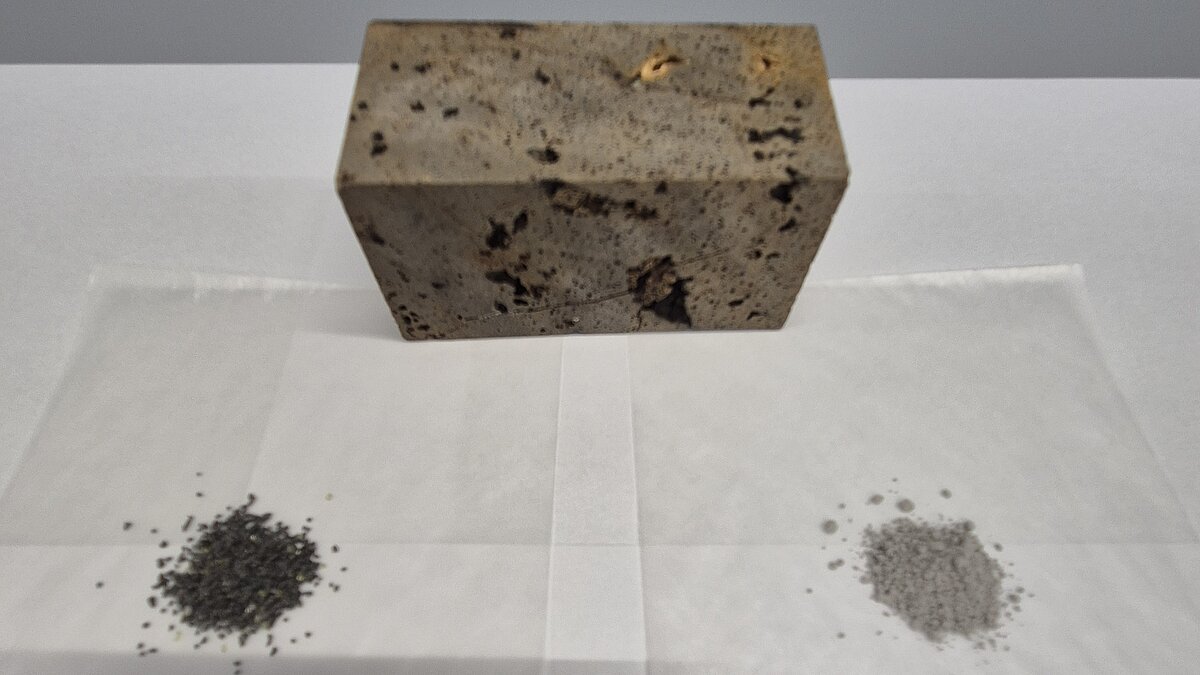 [Translate to English:] Gesteinsprobe