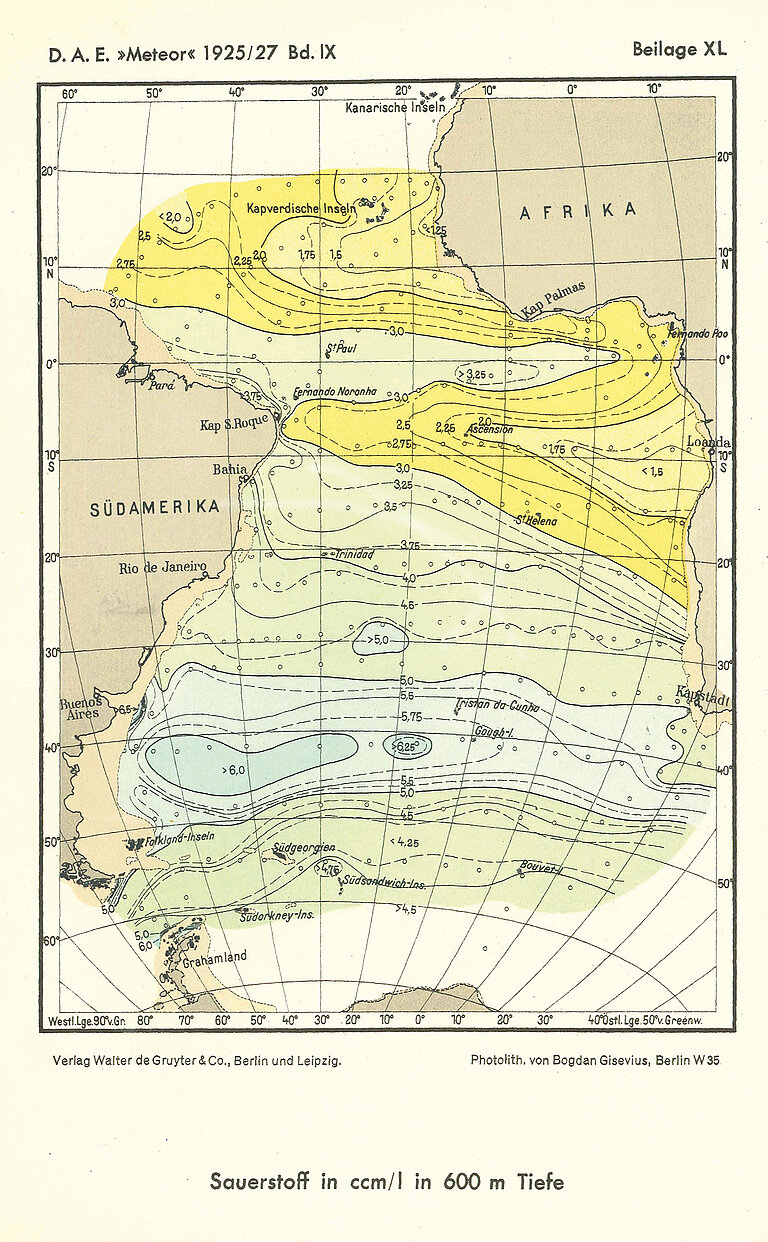 Sauerstoff in 600 Metern Tiefe. 