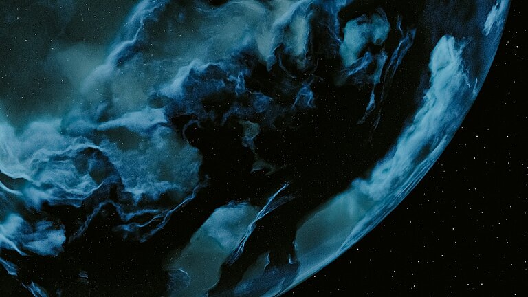 angeschnittene Weltkugel