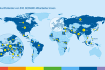 Nationalitäten am GEOMAR