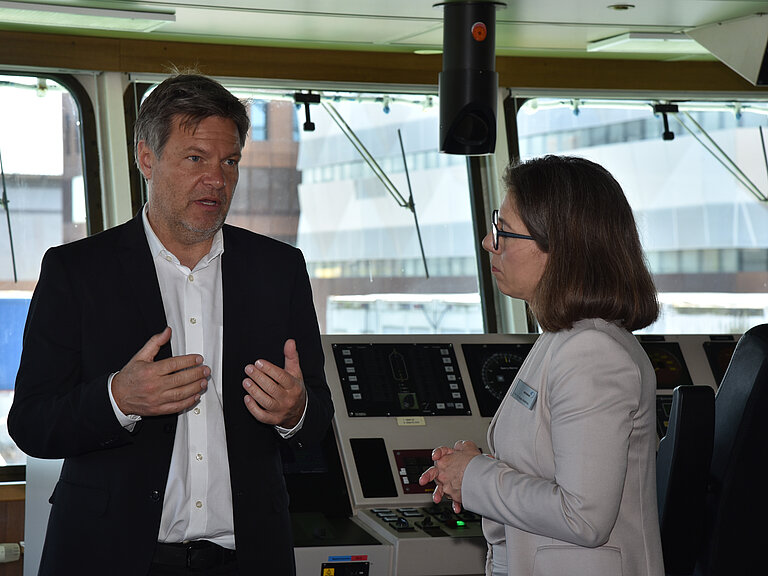 Robert Habeck und Katja Matthes